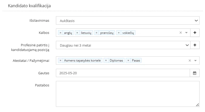 Atrankos valdymo procesas | VECTICUM