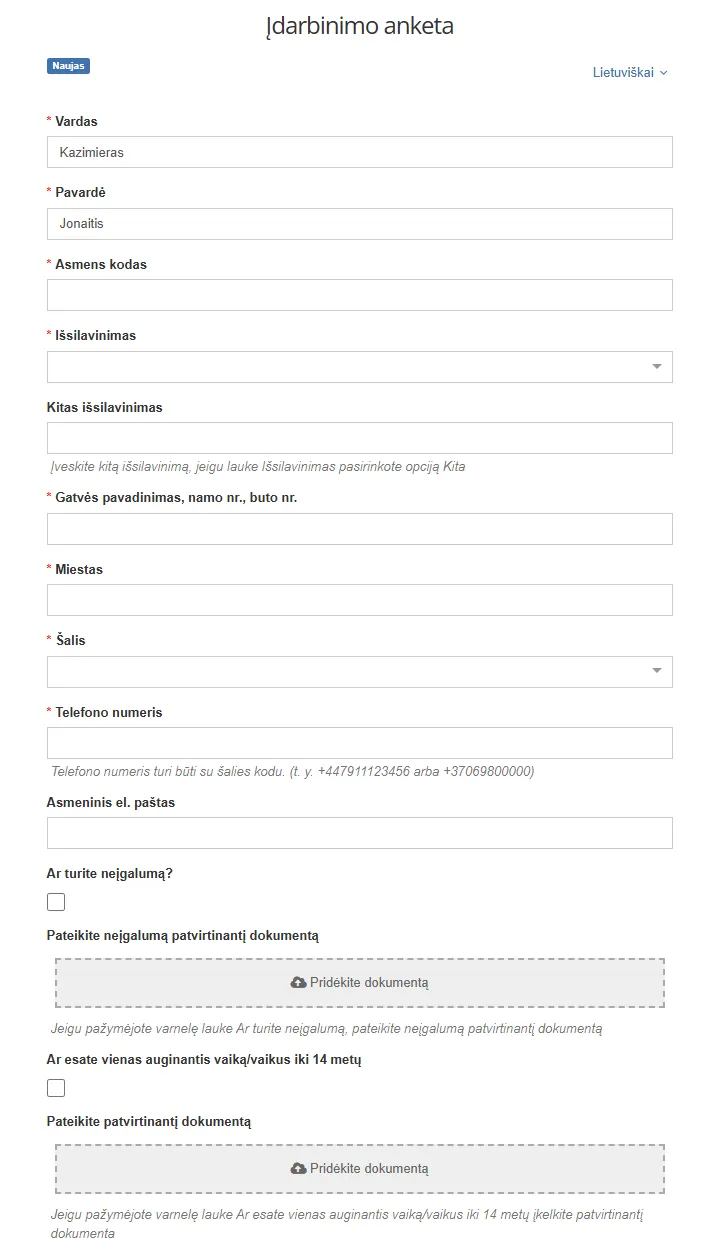 Employee Self-Service