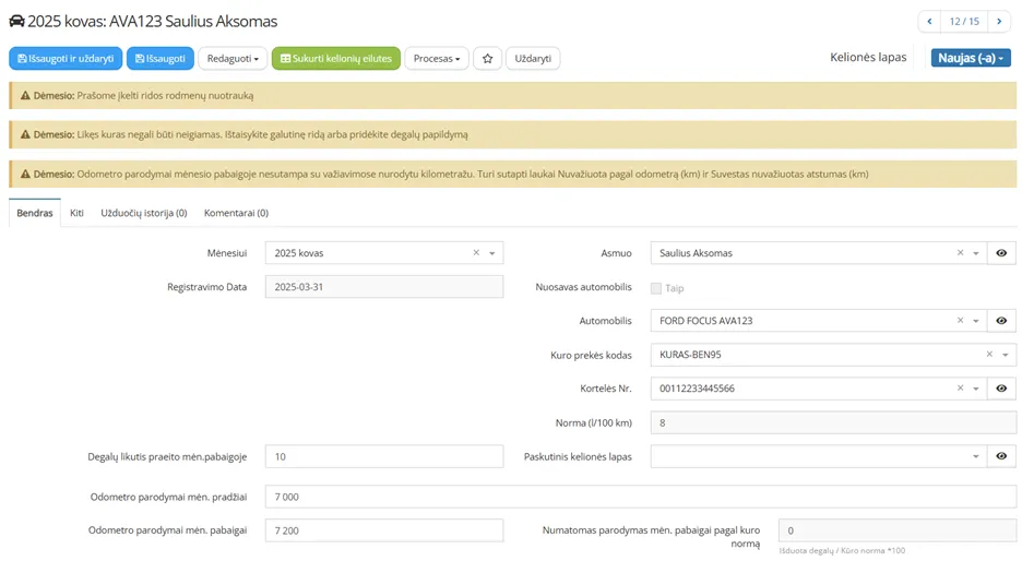 Travel Sheet Management | VECTICUM