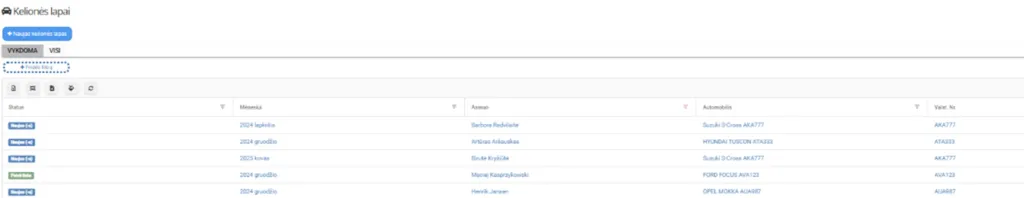 Travel Sheet Management | VECTICUM