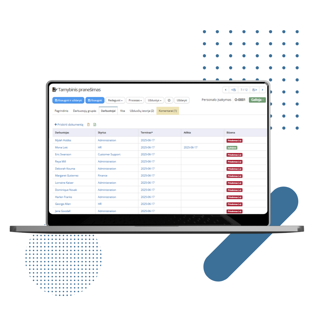 Order and policy management | VECTICUM